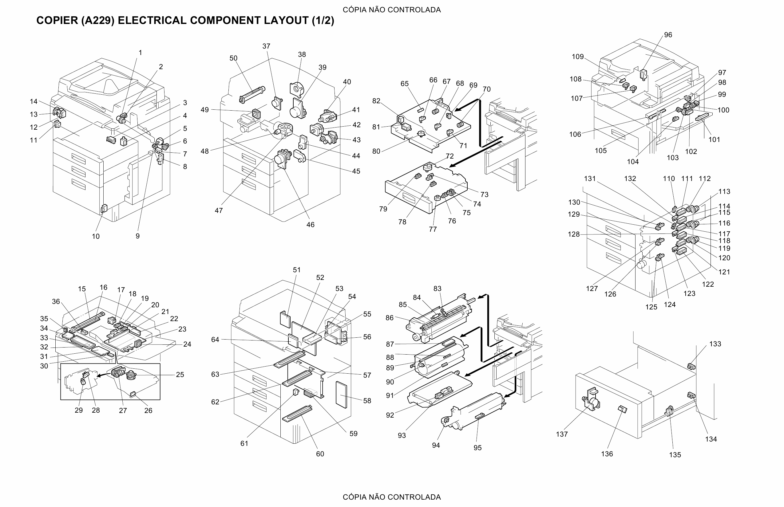 RICOH Aficio 550 650 A229 Circuit Diagram-2